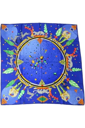 Cartier Femme, Pre-owned, Multicolore, Taille: ONE Size Pre-owned Soie foulards
