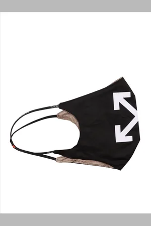 OFF-WHITE Unisex, Accessoires, Noir, Taille: ONE Size Masque Flèche pour un look élégant