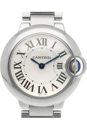 Cartier Femme, Pre-owned, Blanc, Taille: ONE Size Pre-owned Acier inoxydable montres