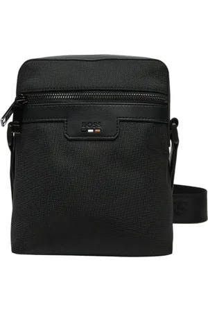HUGO BOSS Homme, Sacs, Noir, Taille: ONE Size Sac Bandoulière en Nylon Noir