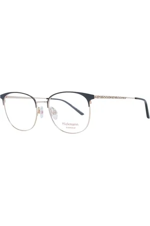ANA HICKMANN Femme, Accessoires, Jaune, Taille: ONE Size Montures Optiques Rondes Femme Or