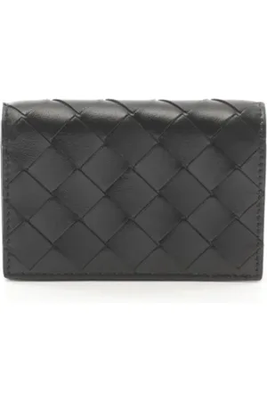 Bottega Veneta Homme, Pre-owned, Noir, Taille: ONE Size Pre-owned Cuir petite-maroquinerie