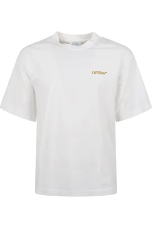 OFF-WHITE Homme, Tops, Blanc, Taille: S Tape Arrow Skate T-shirts et Polos