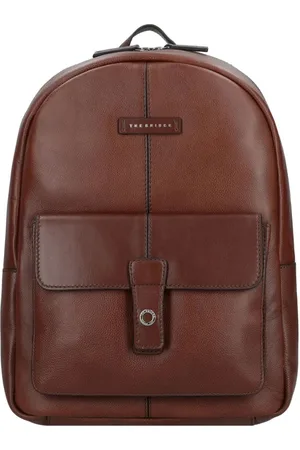 The Bridge Femme, Sacs, Brun, Taille: ONE Size Sac à dos en cuir marron Unisexe