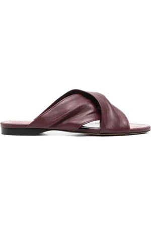 PARIS TEXAS Femme, Chaussures, Rouge, Taille: 40 EU Élégantes Chaussures Plates Maria