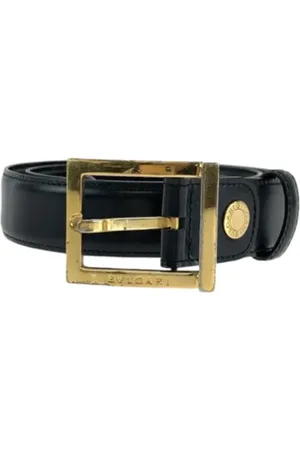 Bvlgari Homme, Pre-owned, Noir, Taille: ONE Size Pre-owned Cuir ceintures