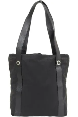 Bvlgari Femme, Pre-owned, Noir, Taille: ONE Size Pre-owned Toile cabas