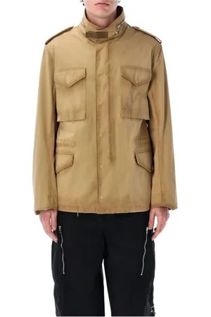 Ten Cate Homme, Vestes, Brun, Taille: M Veste de Terrain Beige avec Capuche Pliable