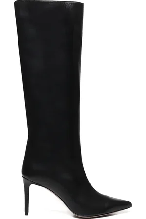 Giuliano Galiano Femme, Chaussures, Noir, Taille: 38 EU Bottes noires à talon de 8 cm