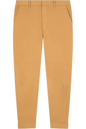 Dondup Femme, Pantalons, Brun, Taille: W28 Pantalon Marron Taille Haute