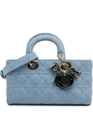 Dior Femme, Pre-owned, Bleu, Taille: ONE Size Pre-owned Denim sacs-dior