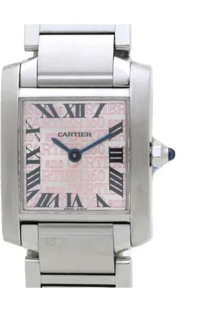 Cartier Femme, Pre-owned, Rose, Taille: ONE Size Pre-owned Verre montres