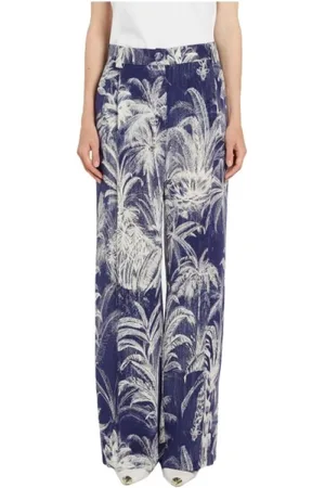 MARELLA Femme, Pantalons, Bleu, Taille: 40 FR Pantalon Array Élégant