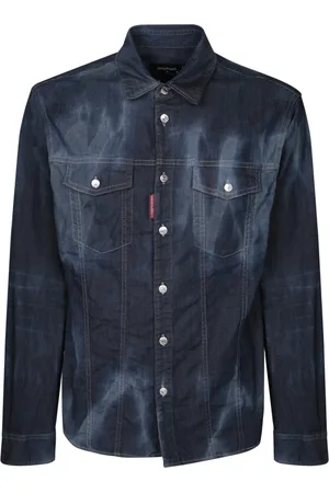 Dsquared2 Homme, Chemises, Bleu, Taille: S Chemises Bleues Élégance Confortable