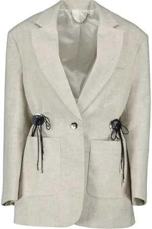Paco rabanne Femme, Vestes, , Taille: 36 FR Blazer Oversize Printemps-Été 2025