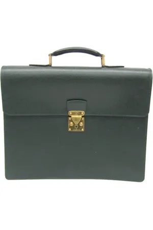 LOUIS VUITTON Homme, Pre-owned, Vert, Taille: ONE Size Pre-owned Cuir sacoches-mallettes