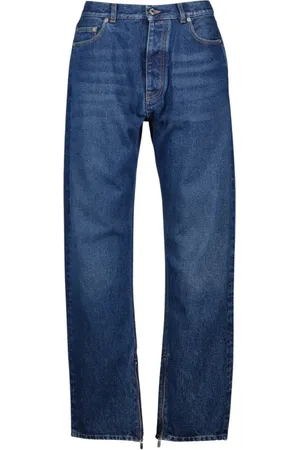 OFF-WHITE Homme, Jeans, Bleu, Taille: W30 Jean droit Skate en denim