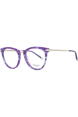ANA HICKMANN Femme, Accessoires, Violet, Taille: ONE Size Montures Optiques Rondes Violettes pour Femmes