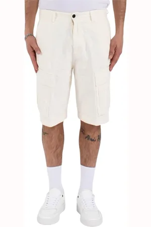 Dondup Homme, Shorts, Blanc, Taille: W34 Camo Cargo Shorts