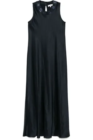 ANTONELLI Femme, Robes, Bleu, Taille: 36 FR Robe Élégante Bleue pour Femmes