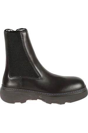Burberry Homme, Chaussures, Noir, Taille: 42 EU MF Creeper Chelsea Bottes