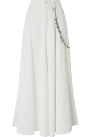 Pinko Femme, Jupes, Blanc, Taille: 38 FR Tissu Extérieur: 75%Ly 25%Co - Doublure: 100%Co