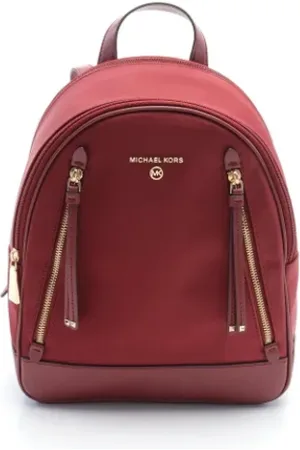 Michael Kors Femme, Pre-owned, Rouge, Taille: ONE Size Pre-owned Tissu sacs-dos