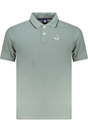 North Sails Homme, Tops, Vert, Taille: 2XL Polo en Coton Vert pour Homme