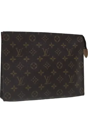 LOUIS VUITTON Femme, Pre-owned, Brun, Taille: ONE Size Pre-owned Toile trousses-de-toilette