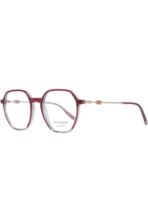 ANA HICKMANN Femme, Accessoires, Rouge, Taille: ONE Size Montures Optiques Rouges pour Femmes Style Carré