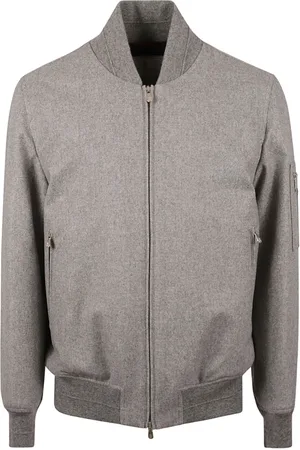 Brunello Cucinelli Homme, Vestes, Gris, Taille: L Veste Rembourrée