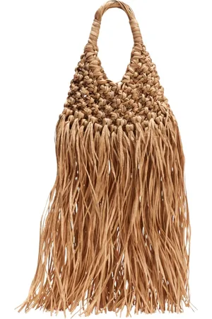 Hibourama Femme, Sacs, , Taille: ONE Size Vannifique Rafia Frange