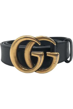 Gucci Femme, Pre-owned, Noir, Taille: ONE Size Pre-owned Cuir ceintures