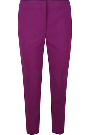 Max Mara Femme, Pantalons, Violet, Taille: 36 FR Élégant Pantalon Pianoforte avec Tanga