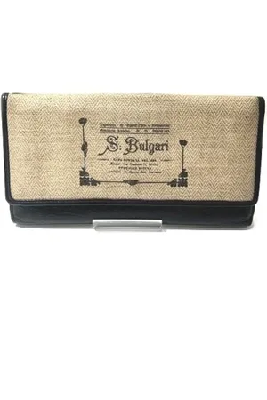 Bvlgari Femme, Pre-owned, Noir, Taille: ONE Size Pre-owned Toile petite-maroquinerie