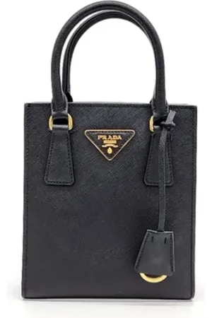 Prada Femme, Pre-owned, Noir, Taille: ONE Size Pre-owned Cuir sacs-prada