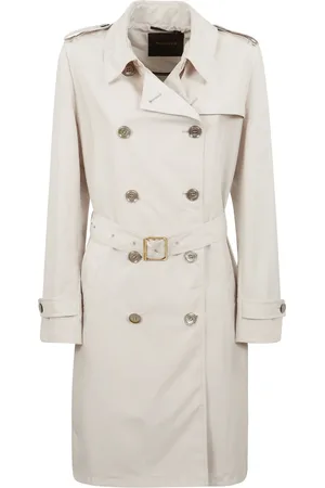 MOORER Femme, Manteaux, , Taille: 40 FR Trench en nylon avec boucle en métal