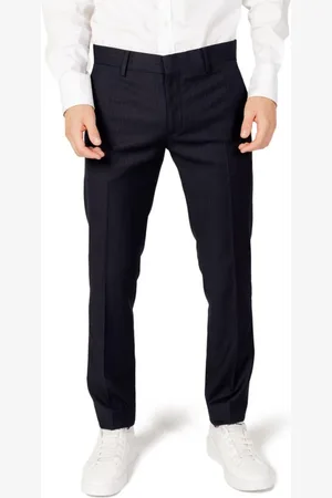 Antony Morato Homme, Pantalons, Bleu, Taille: S Pantalon Costume Mélange Automne/Hiver Collection