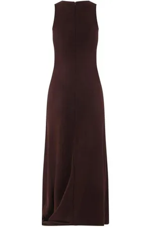 LEMAIRE Femme, Robes, Rouge, Taille: 38 FR Robe Rouge à Ourlet Torsadé