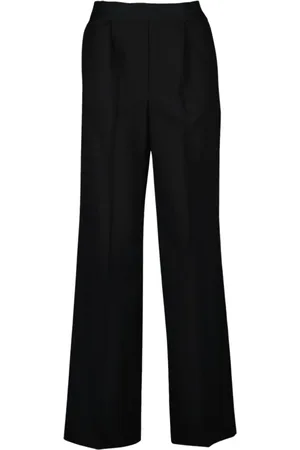 Msgm Femme, Pantalons, Noir, Taille: 38 FR Pantalon droit en laine