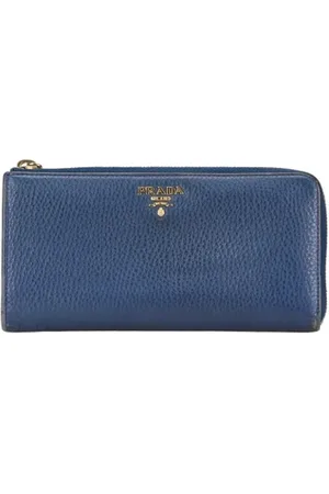 Prada Femme, Pre-owned, Bleu, Taille: ONE Size Pre-owned Cuir petite-maroquinerie