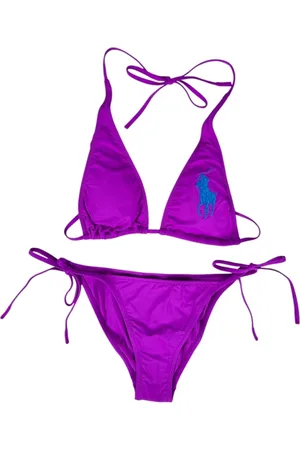 Ralph Lauren Femme, Maillots de bain, Violet, Taille: 40 FR Vêtements de mer Violet