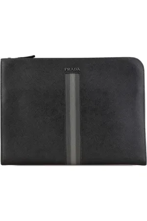 Prada Femme, Pre-owned, Noir, Taille: ONE Size Pre-owned Cuir pochettes-minaudieres