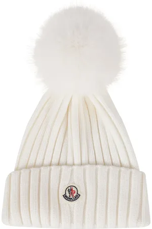 Moncler Femme, Accessoires, , Taille: ONE Size Bonnet à Écusson Logo