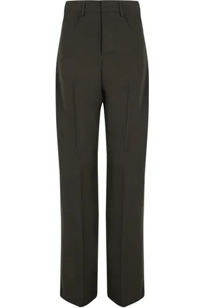 BLANCA Femme, Pantalons, Vert, Taille: 46 FR Pantalon vert taille haute