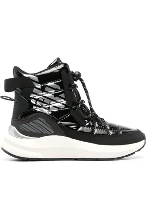 EA7 Femme, Chaussures, Noir, Taille: 38 EU Bottines noires pour femmes