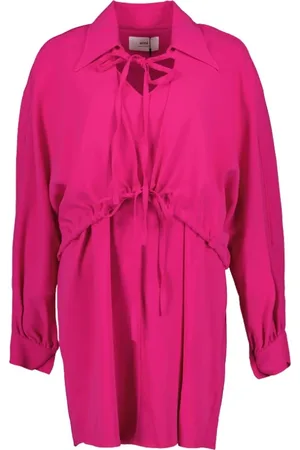 Ami Femme, Robes, Rose, Taille: 36 FR Robe chemise en viscose