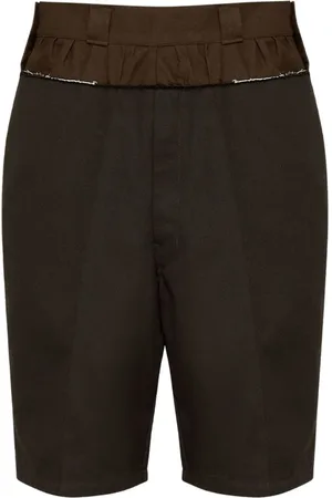 Maison Margiela Femme, Shorts, Noir, Taille: 38 FR Shorts Bermuda Noirs pour Femmes