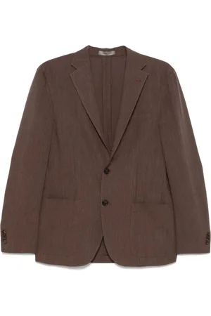 corneliani Homme, Vestes, Brun, Taille: M Veste en Laine et Lin Marron