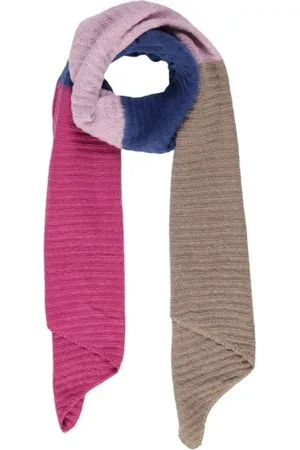 Pieces® Femme, Accessoires, Multicolore, Taille: ONE Size Écharpe Bleue, Polyester , Femme